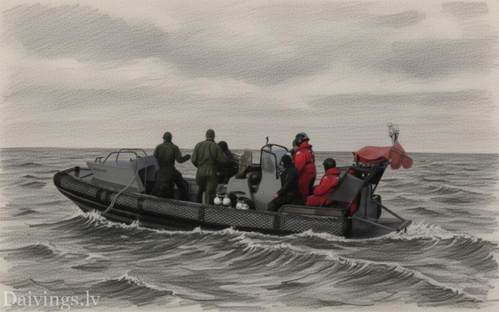 Military Divers in the Baltic Sea