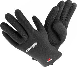Cressi High Stretch Gloves, Black, 5 mm zemūdens niršanas elastīgie cimdi