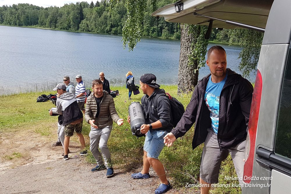 Sukeldumine Läti sügavaimas järves.