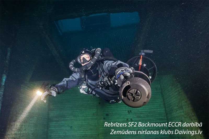 Rebreather SF2 Backmount ECCR in Aktion