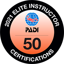 PADI Elite Instructors Награда была вручена в 2022 году латвийскому инструктору Валтерсу Прейманису.