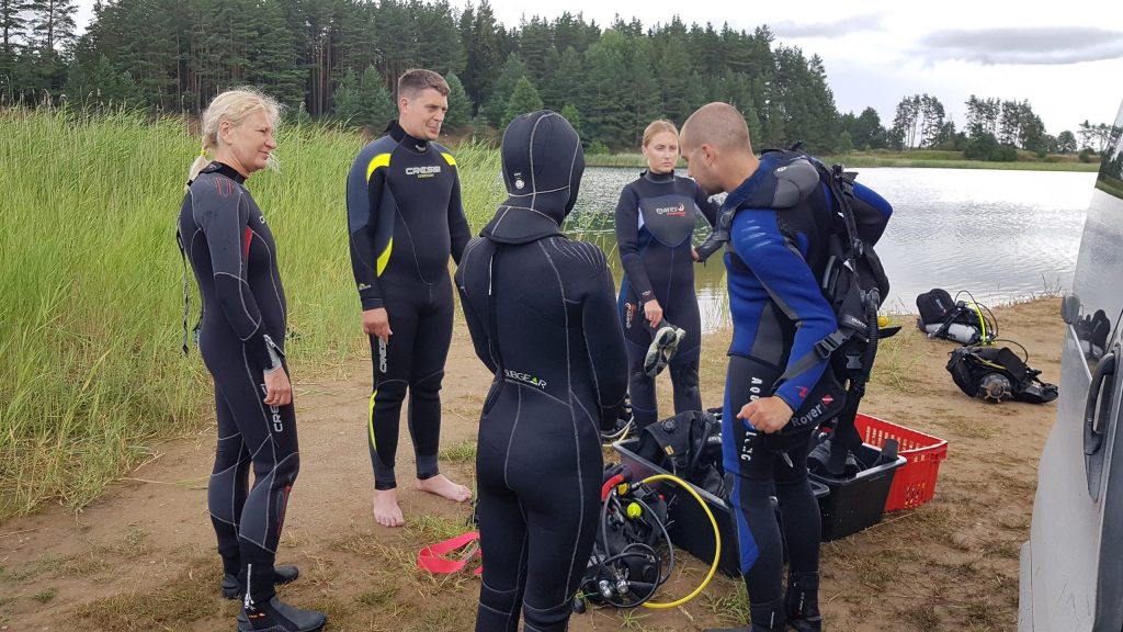 Уроки подводного плавания в Лиепае