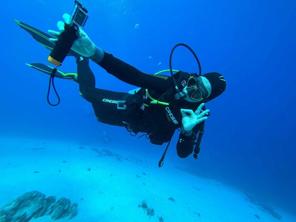 What is scuba diving?