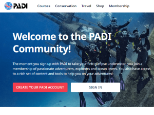 Välkommen till PADI Community